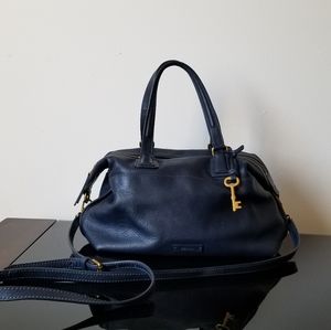 Fossil Julia Satchel, Navy Blue